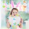 24 Pack Easter Bunny Craft for Kids Make You Own Easter Rabbit Foam Stickers Ornament